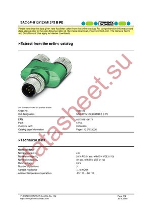 1683413 datasheet  